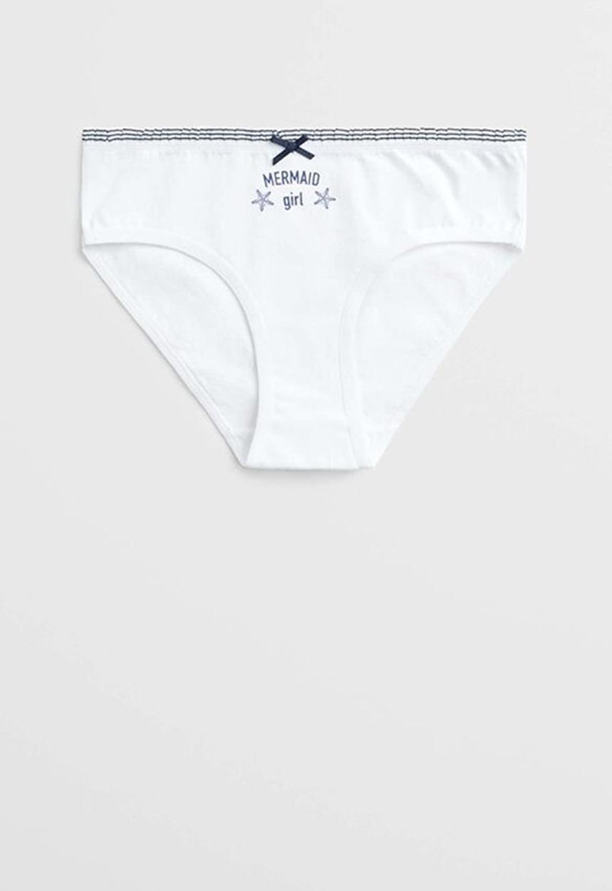 MANGO - Knickers pack sea - navy & white 