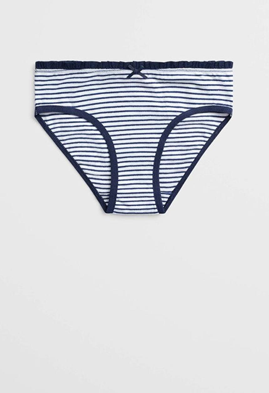 MANGO - Knickers pack sea - navy & white 