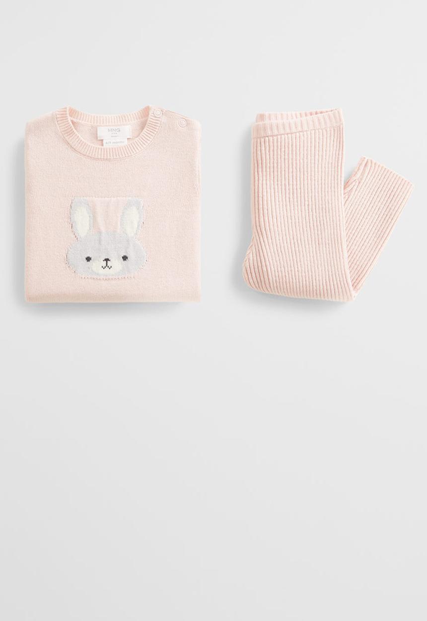 MANGO - Leggings mac - pink 