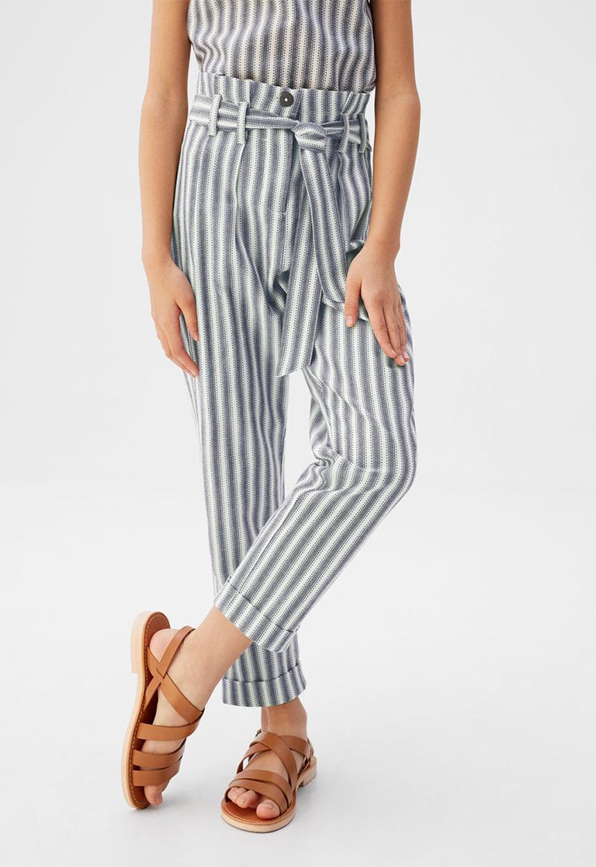 MANGO - Trousers ona - sand