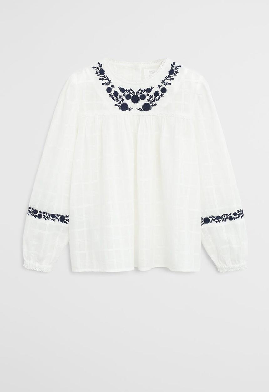 MANGO - Shirt twice - off white