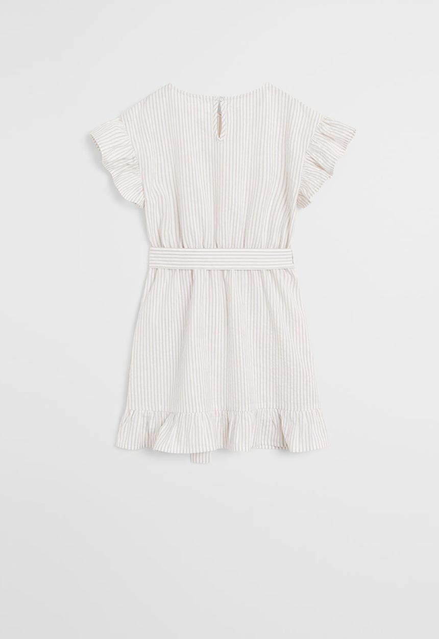 MANGO - Dress camel - cream & beige 