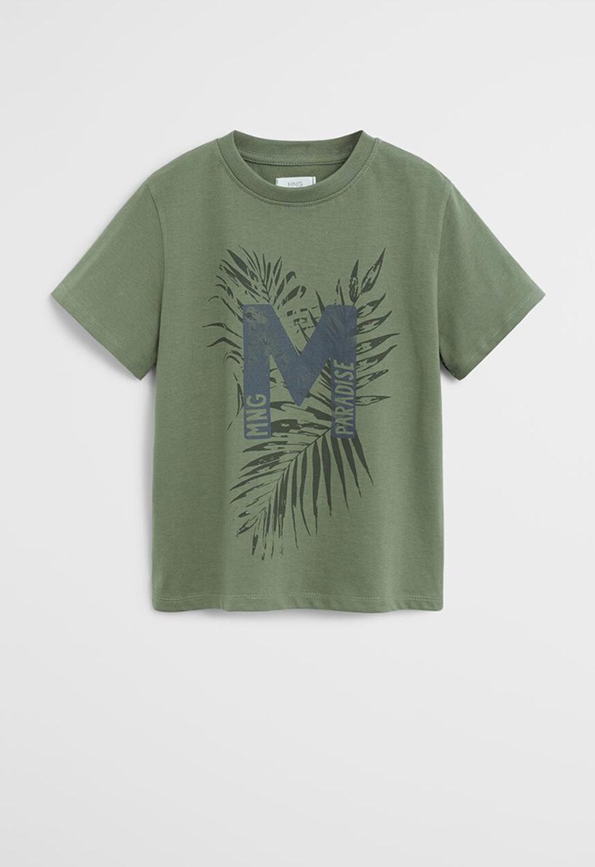 MANGO - T-shirt mnglogo - khaki