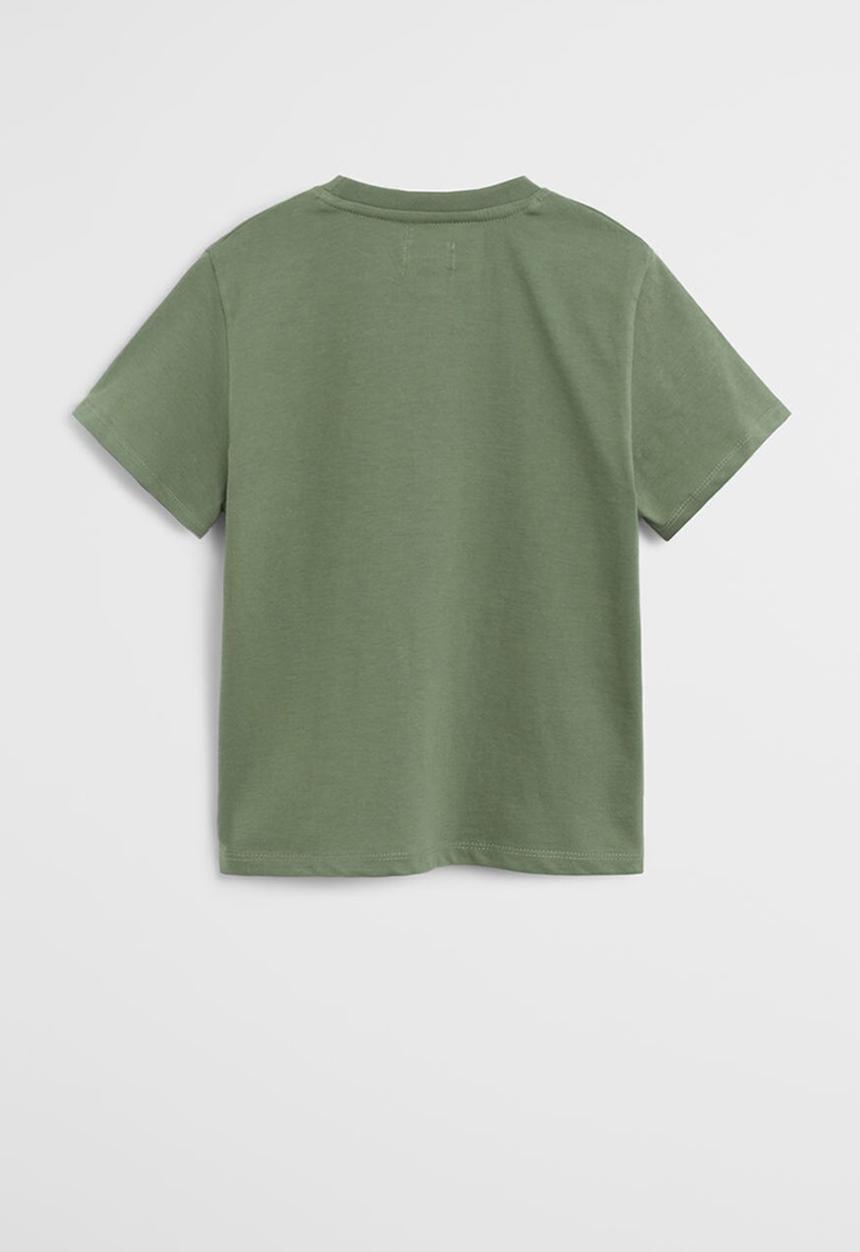 MANGO - T-shirt mnglogo - khaki
