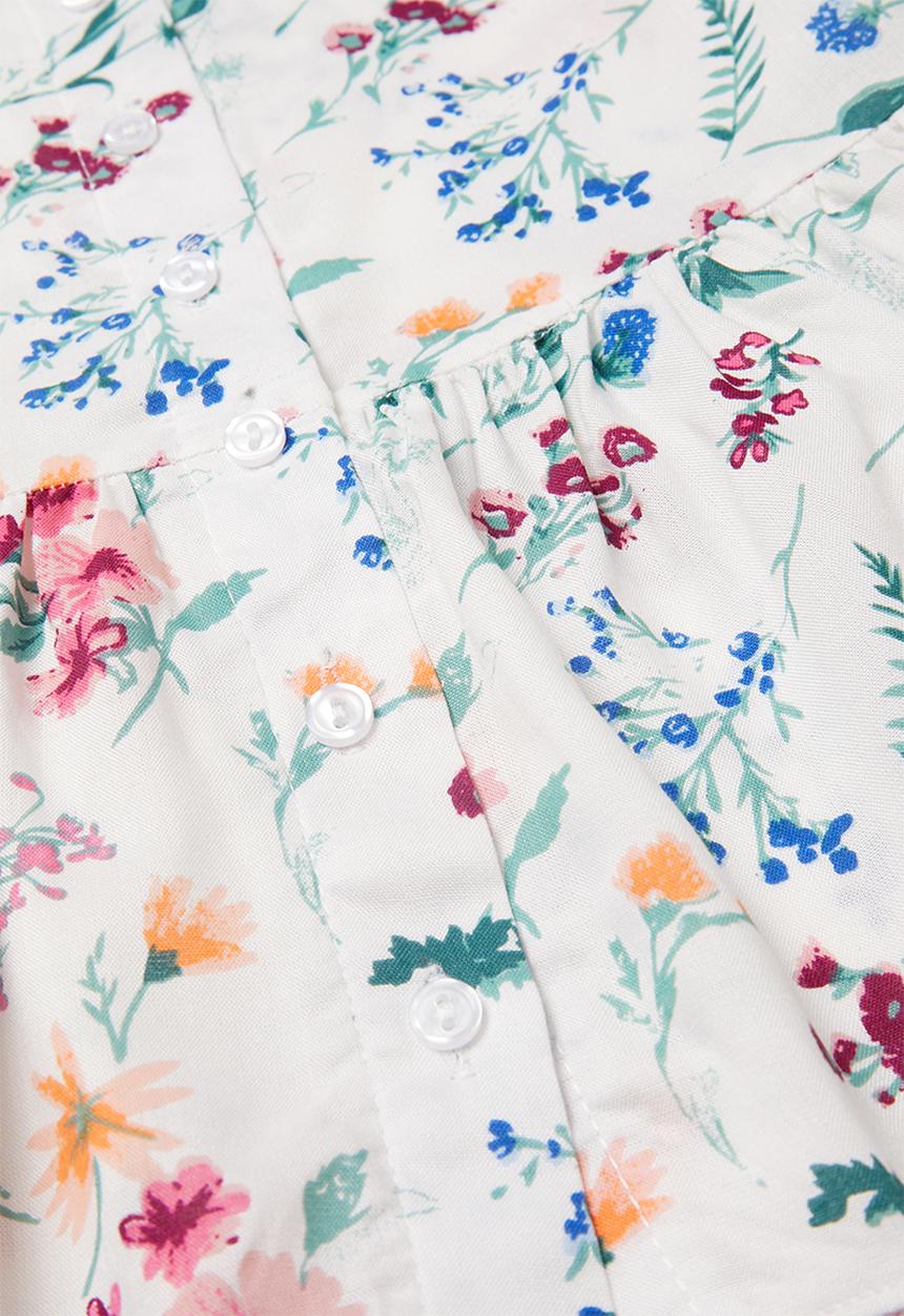 Superbalist Kids - Girls peplum blouse - white
