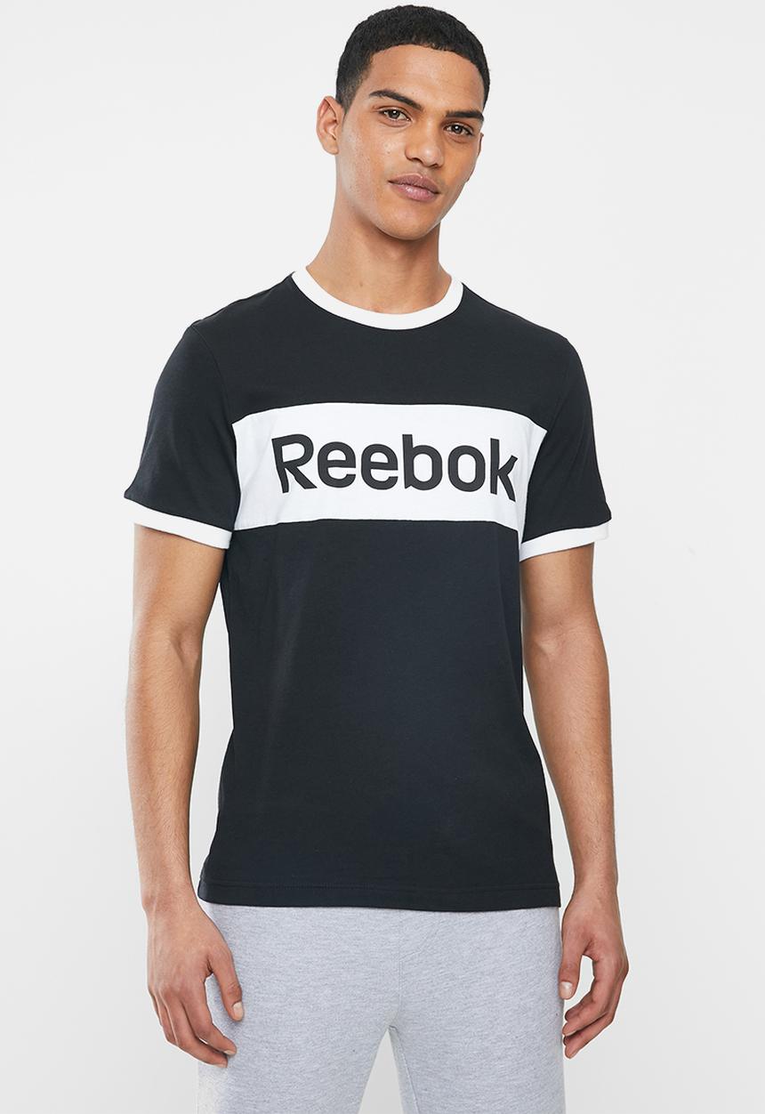 Reebok - Te ll blocked tee - black & white