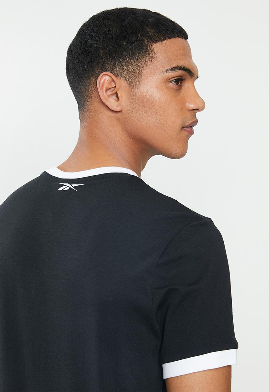 Reebok - Te ll blocked tee - black & white