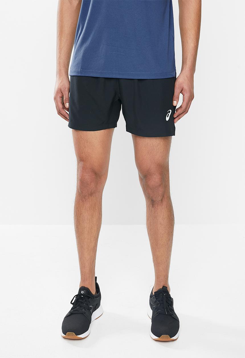 ASICS - Silver 5inch shorts - black