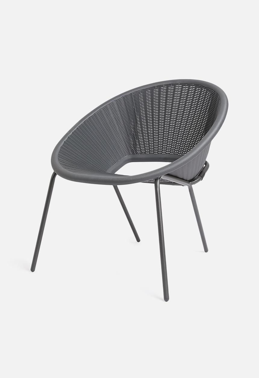 H&S - Freya outdoor chair - charcoal