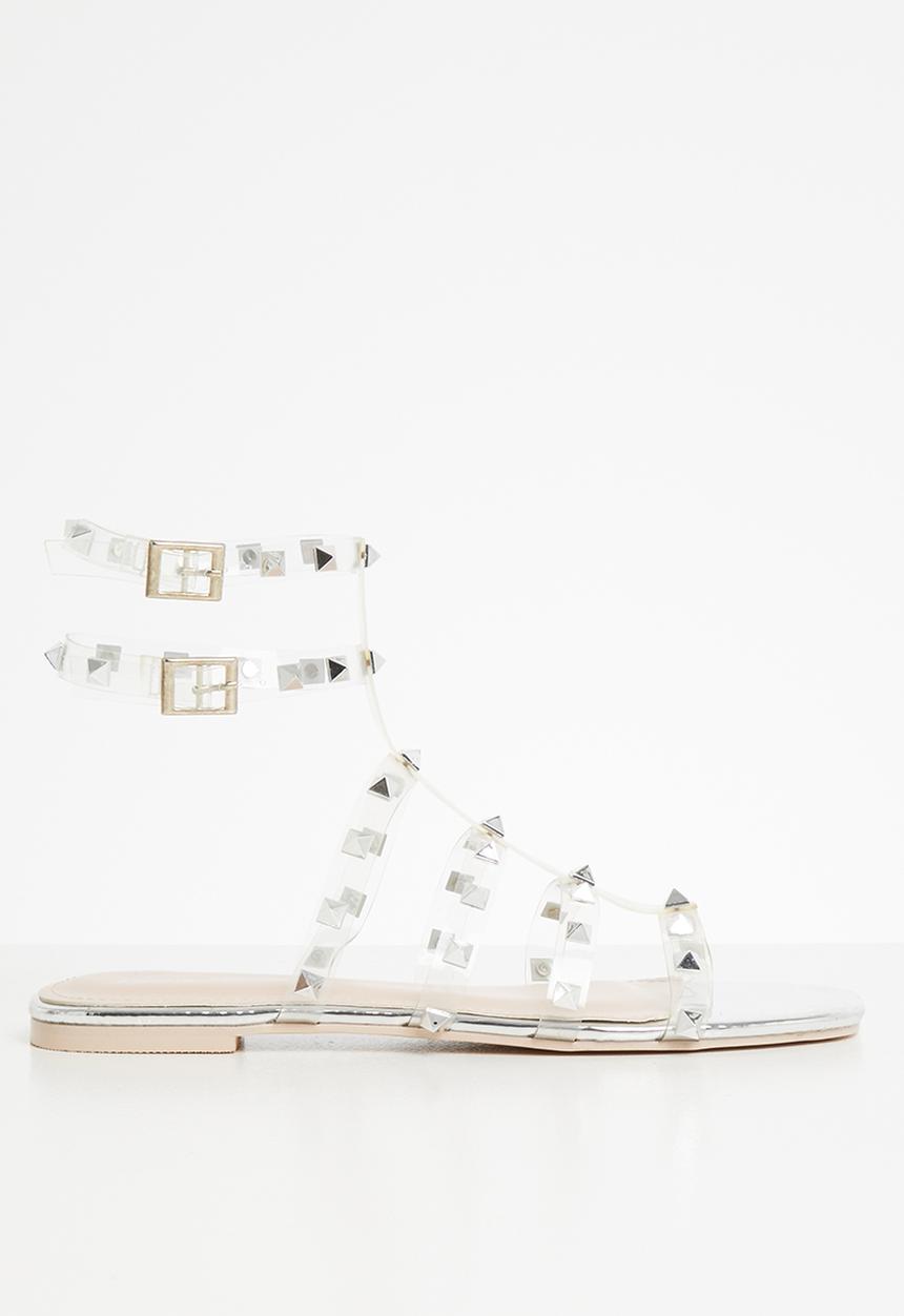 Public Desire - Publicity sandal - silver