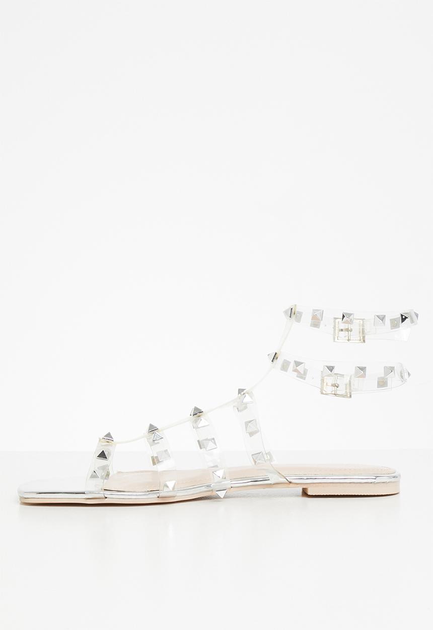 Public Desire - Publicity sandal - silver