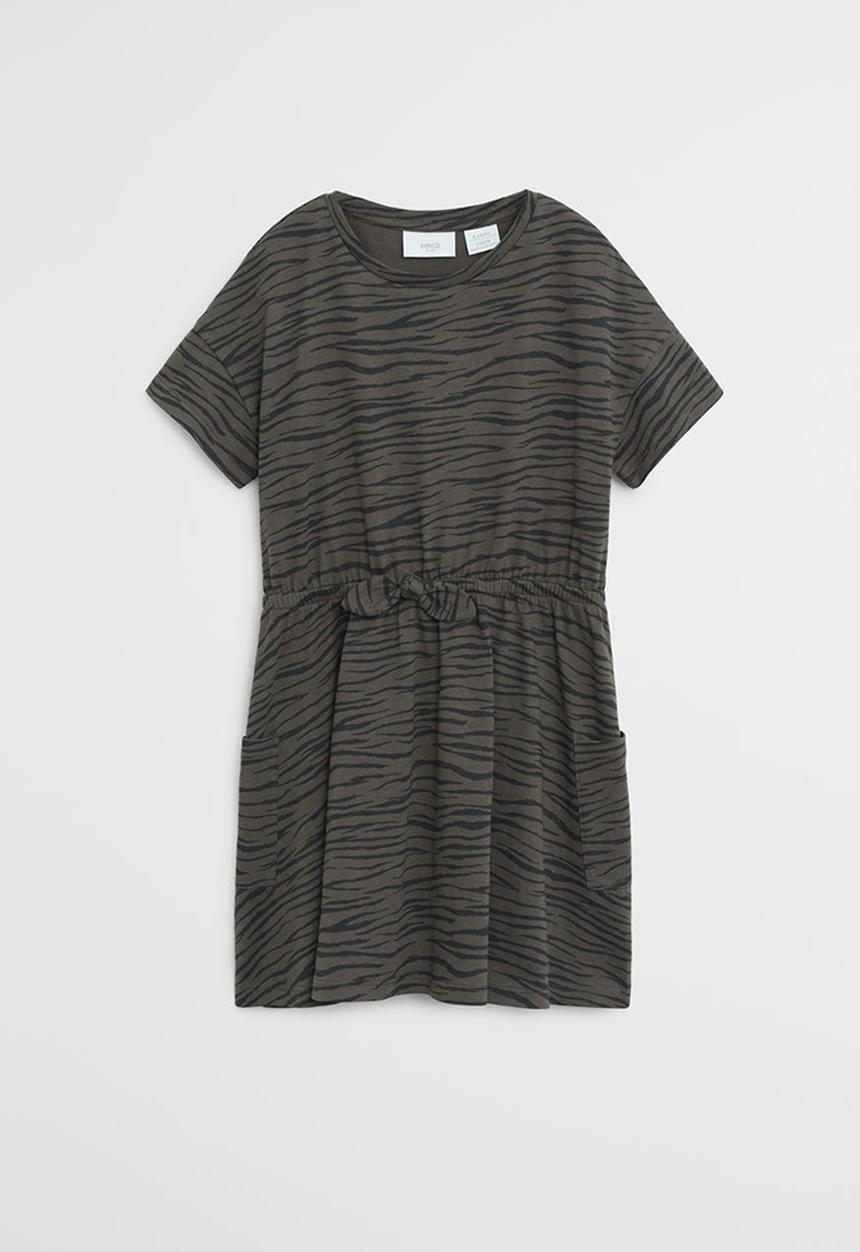 MANGO - Dress vanesa - khaki
