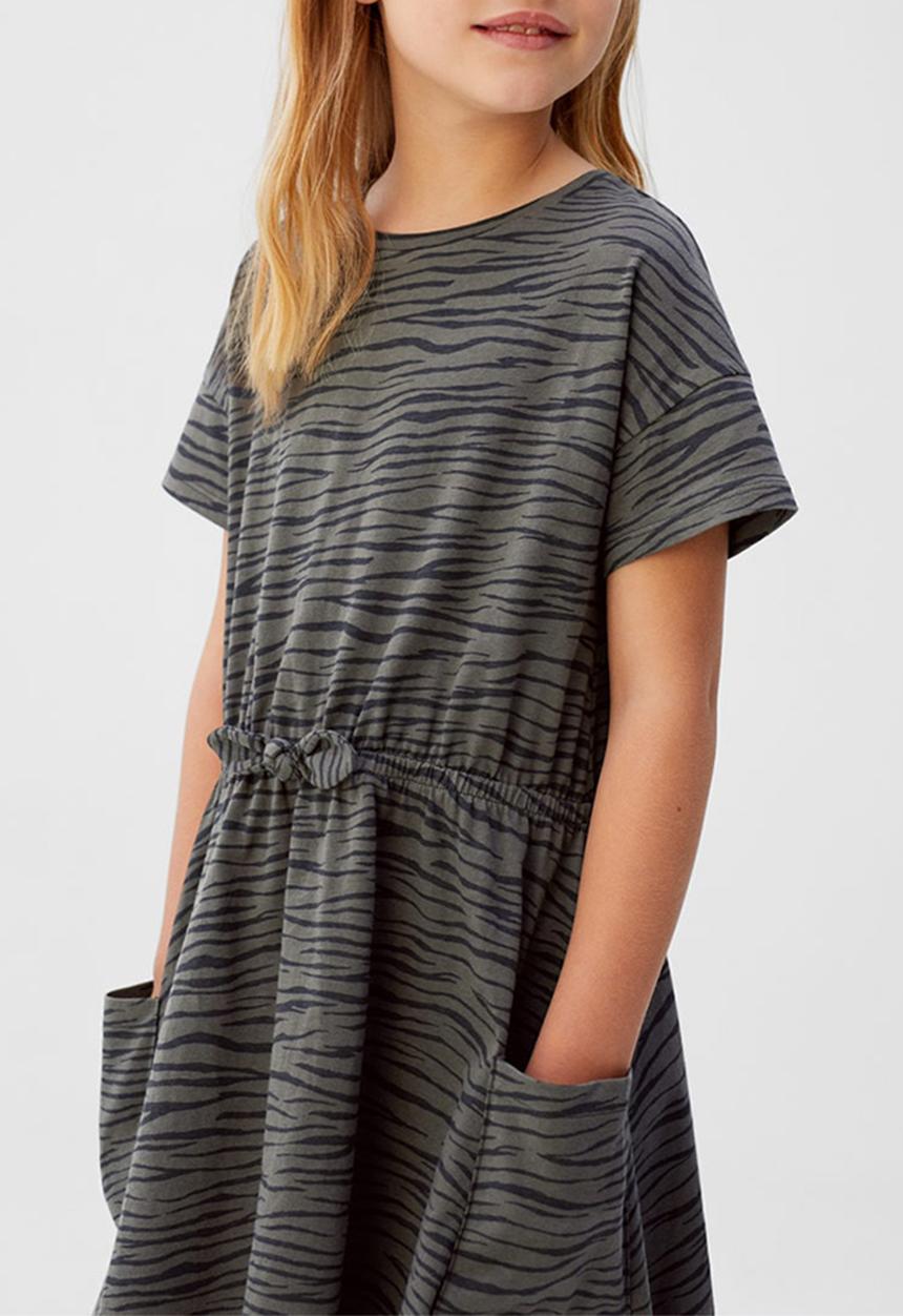 MANGO - Dress vanesa - khaki