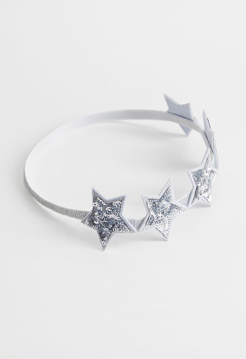 MANGO - Hairband sky - silver