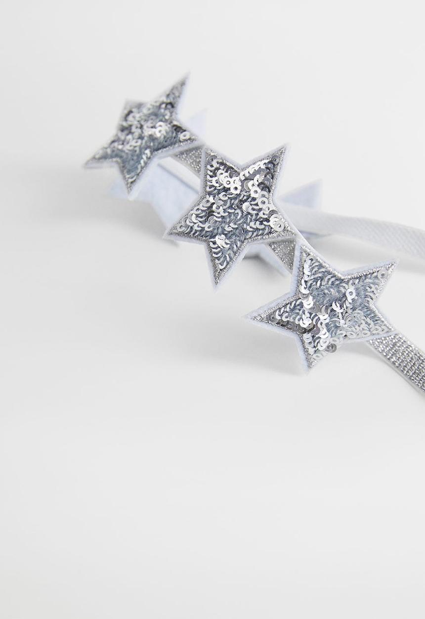 MANGO - Hairband sky - silver