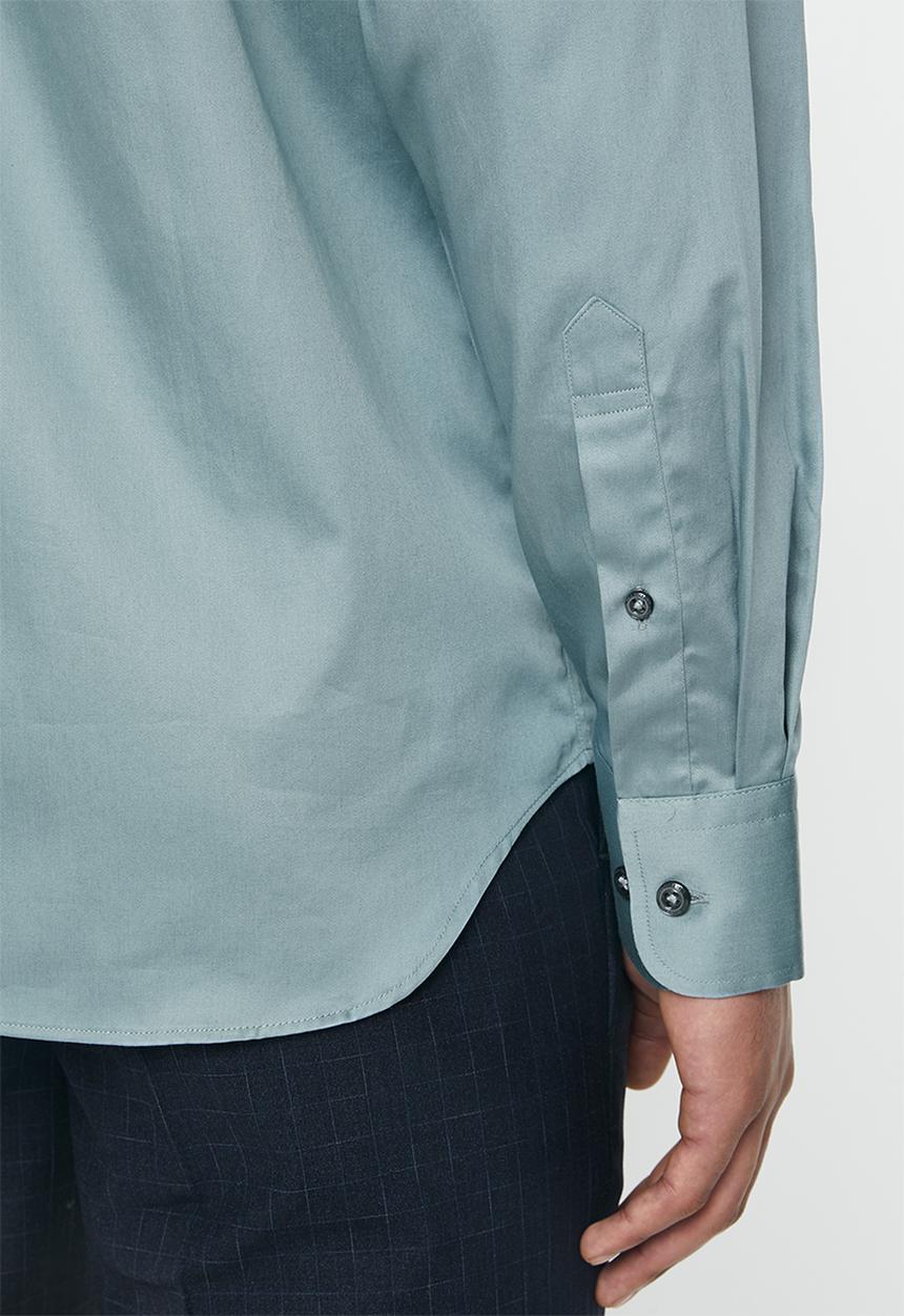 POLO - Greig long sleeve shirt - blue grey