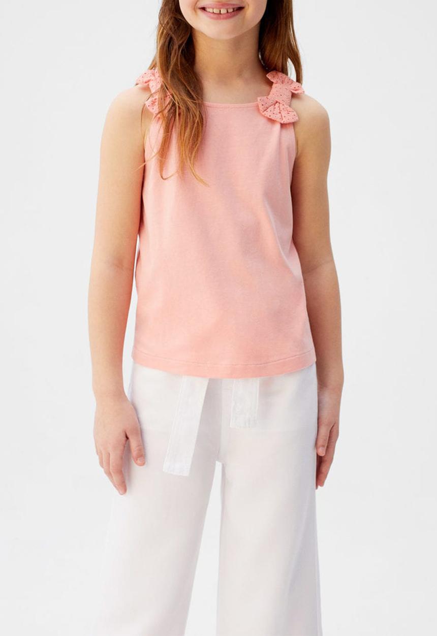 MANGO - T-shirt echanty6 - pastel pink