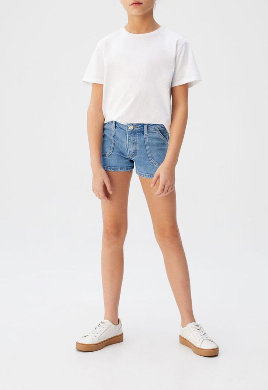 MANGO - Shorts candy - blue