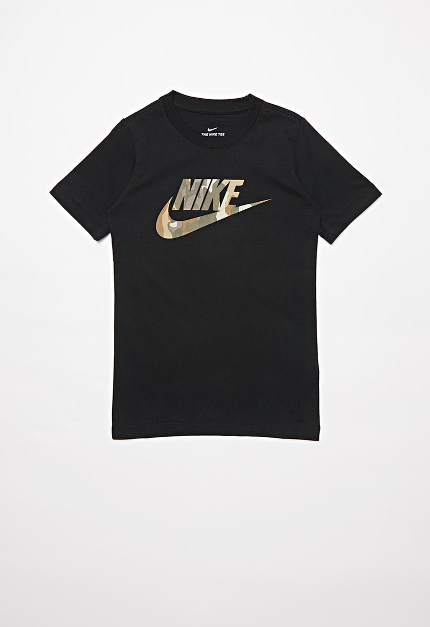 Nike - B nsw tee futura camo fill - black