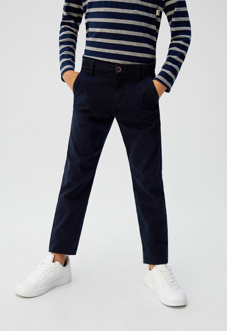 MANGO - Trousers piccolo6  - navy