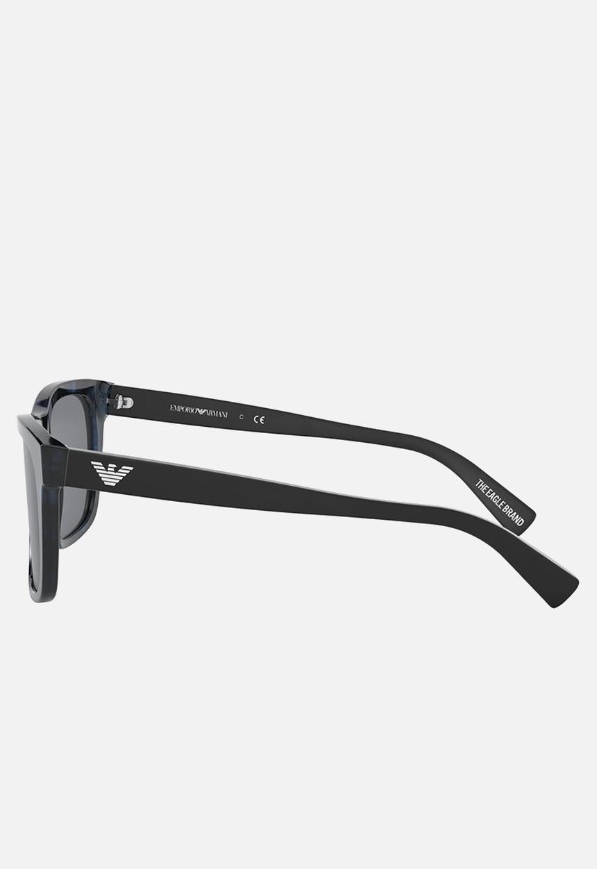 Emporio Armani - Ea rectangle sunglasses 55mm - blue & black