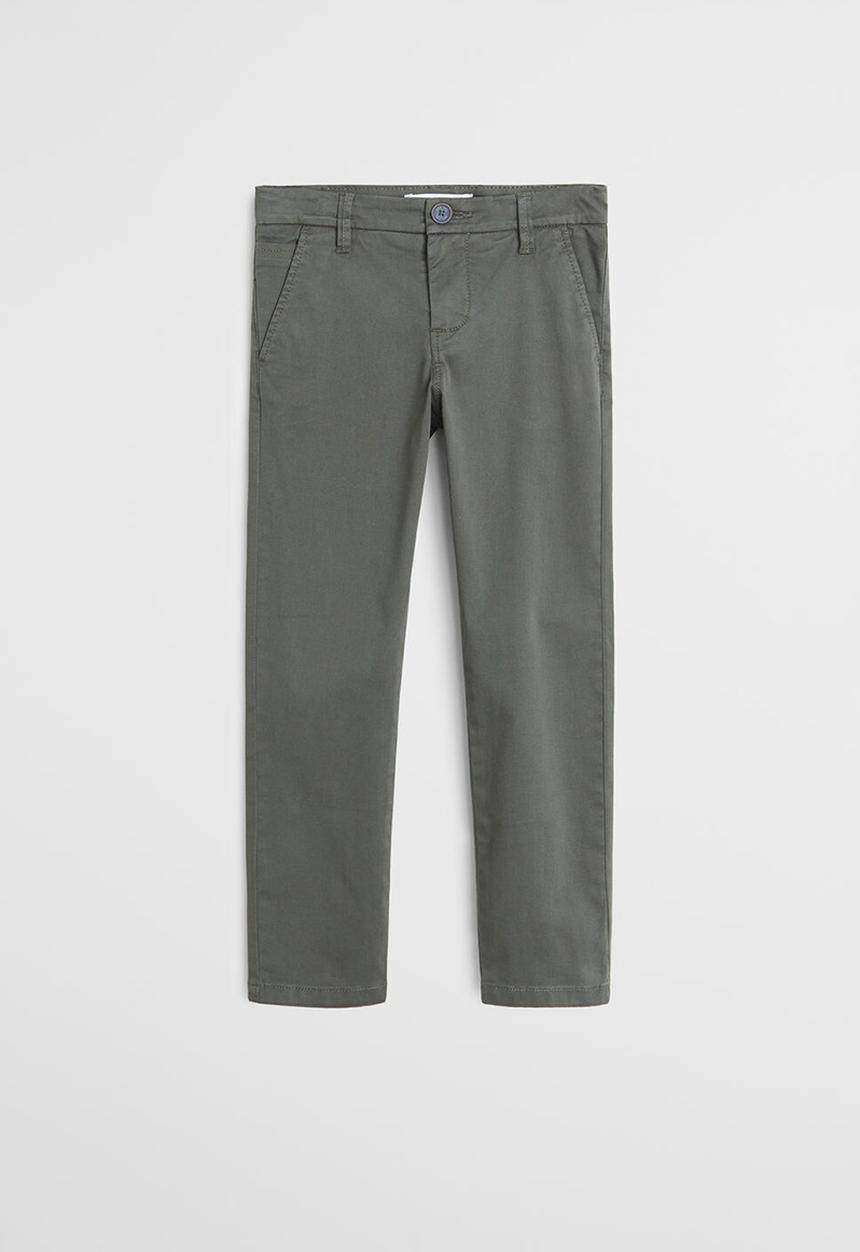 MANGO - Trousers piccolo6  - green