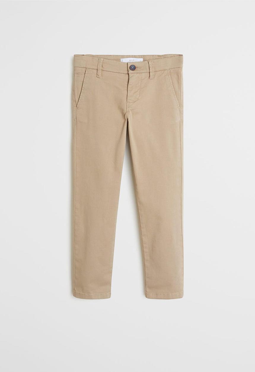 MANGO - Trousers piccolo6  - beige