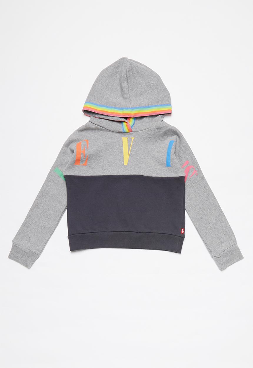 Levi’s® - Levi girls sporty pieced hoodie - grey