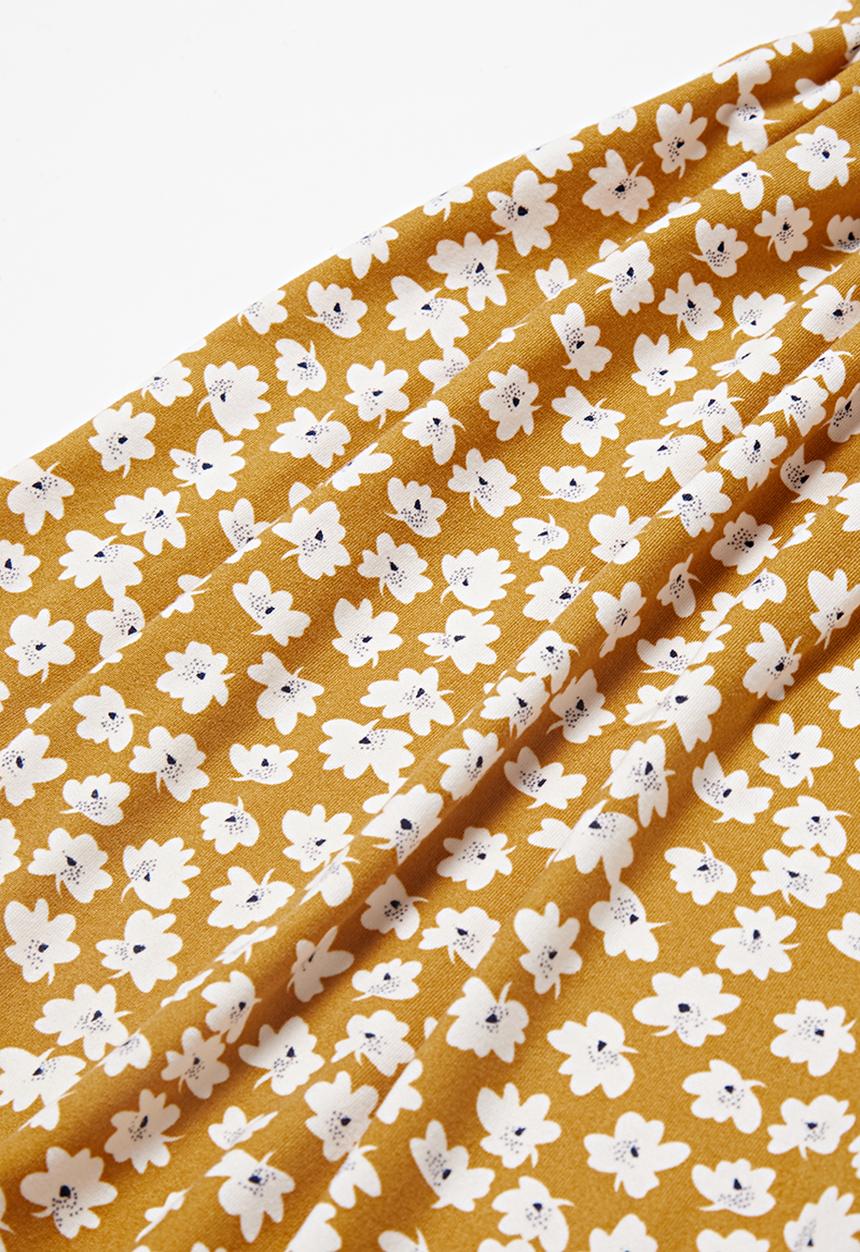 Pop Candy - Printed dress - ochre
