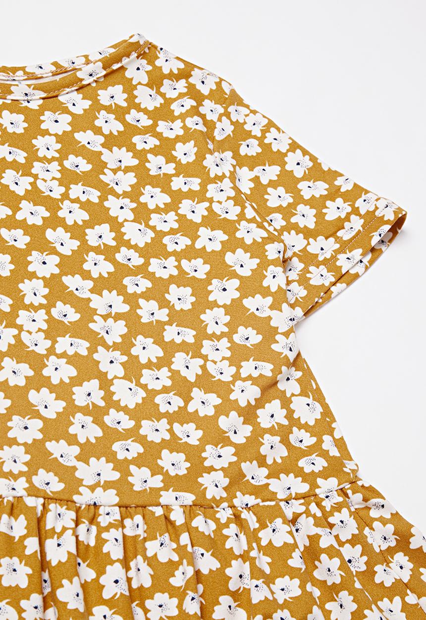 Pop Candy - Printed dress - ochre