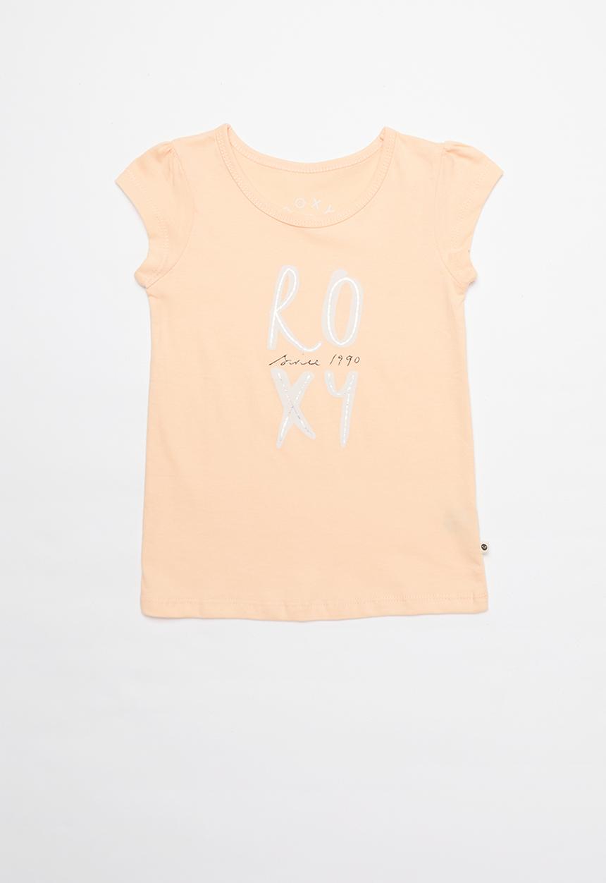 Roxy - Poetic corpo short sleeve tee - peach