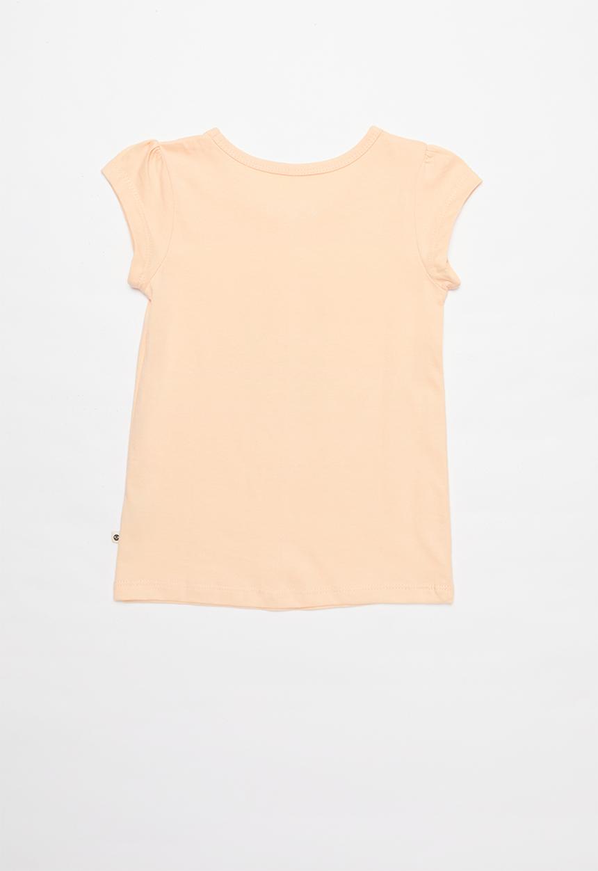 Roxy - Poetic corpo short sleeve tee - peach