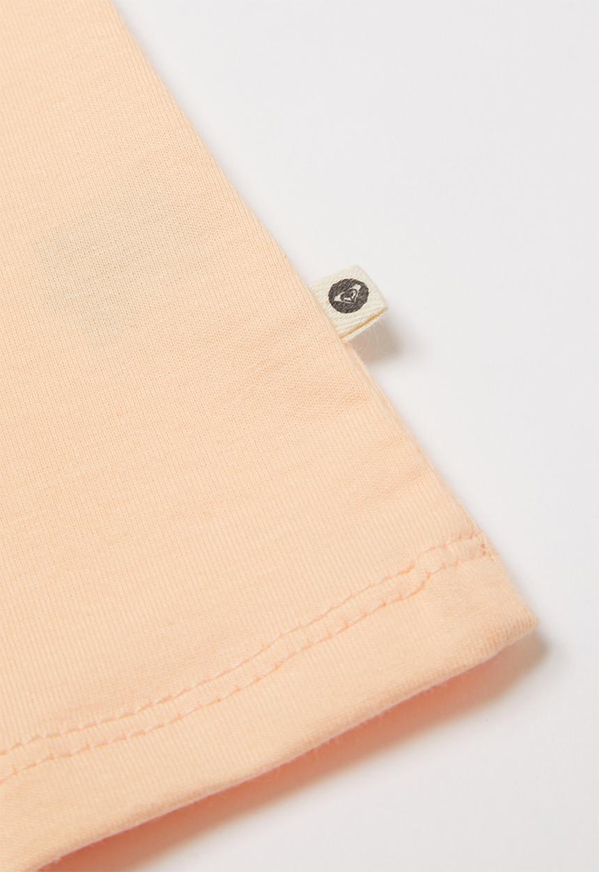 Roxy - Poetic corpo short sleeve tee - peach