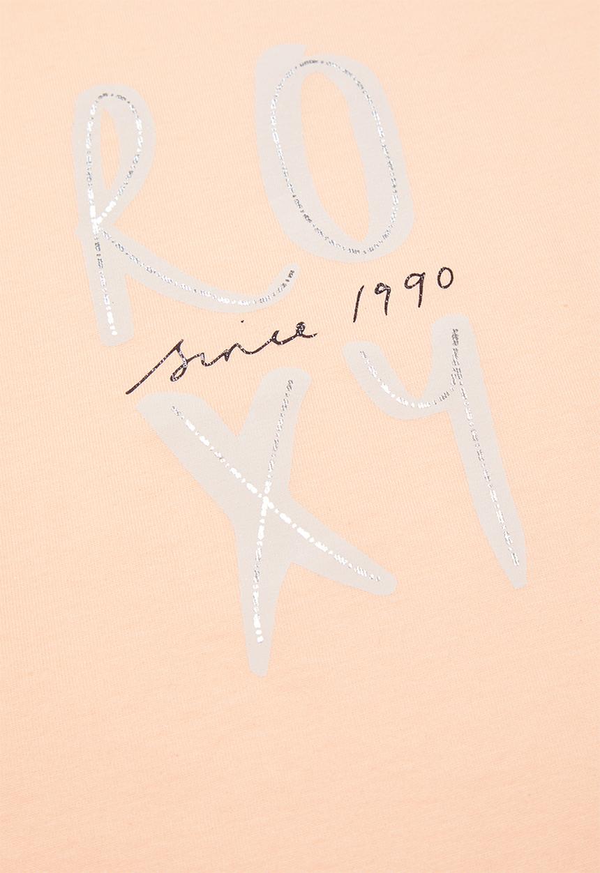 Roxy - Poetic corpo short sleeve tee - peach