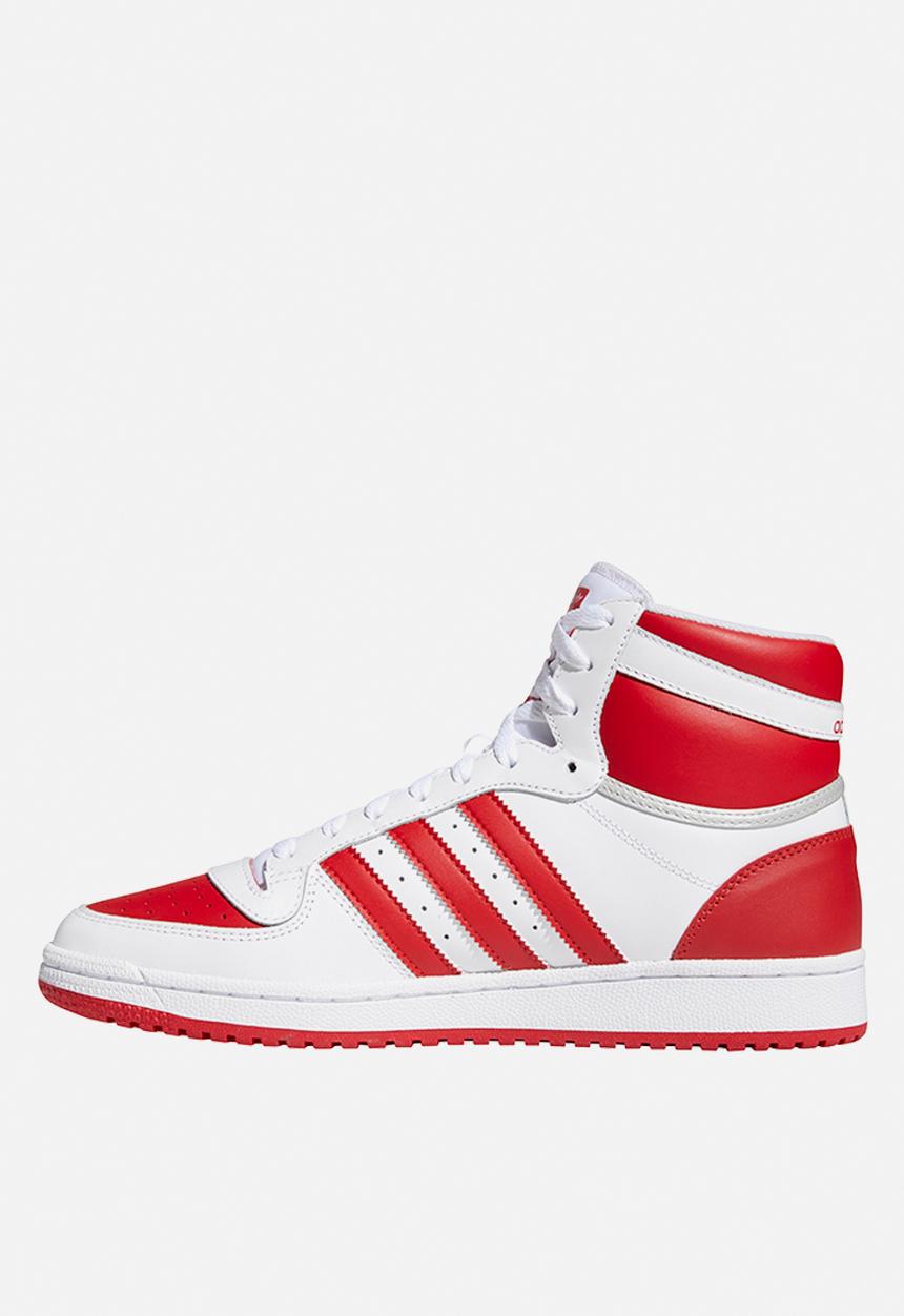 adidas Originals - Top Ten - ftwr white/scarlet red /red