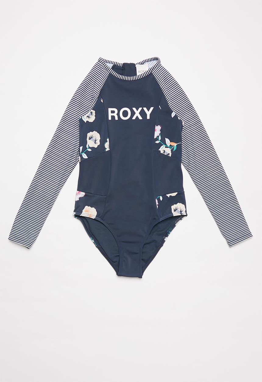 Roxy - Lets get salty long sleeve onesie - navy 