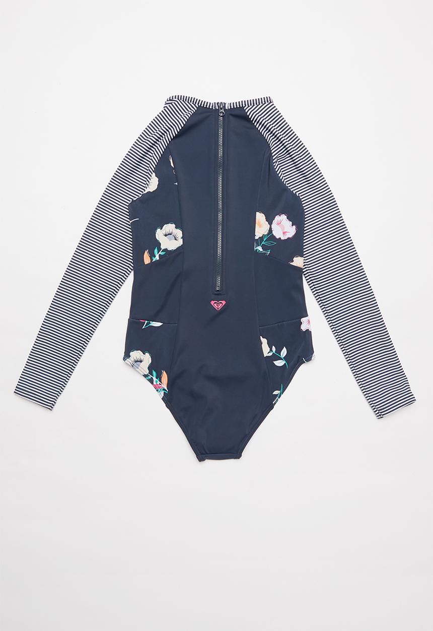 Roxy - Lets get salty long sleeve onesie - navy 