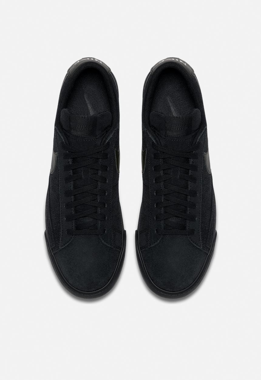 Nike - Blazer low leather - black