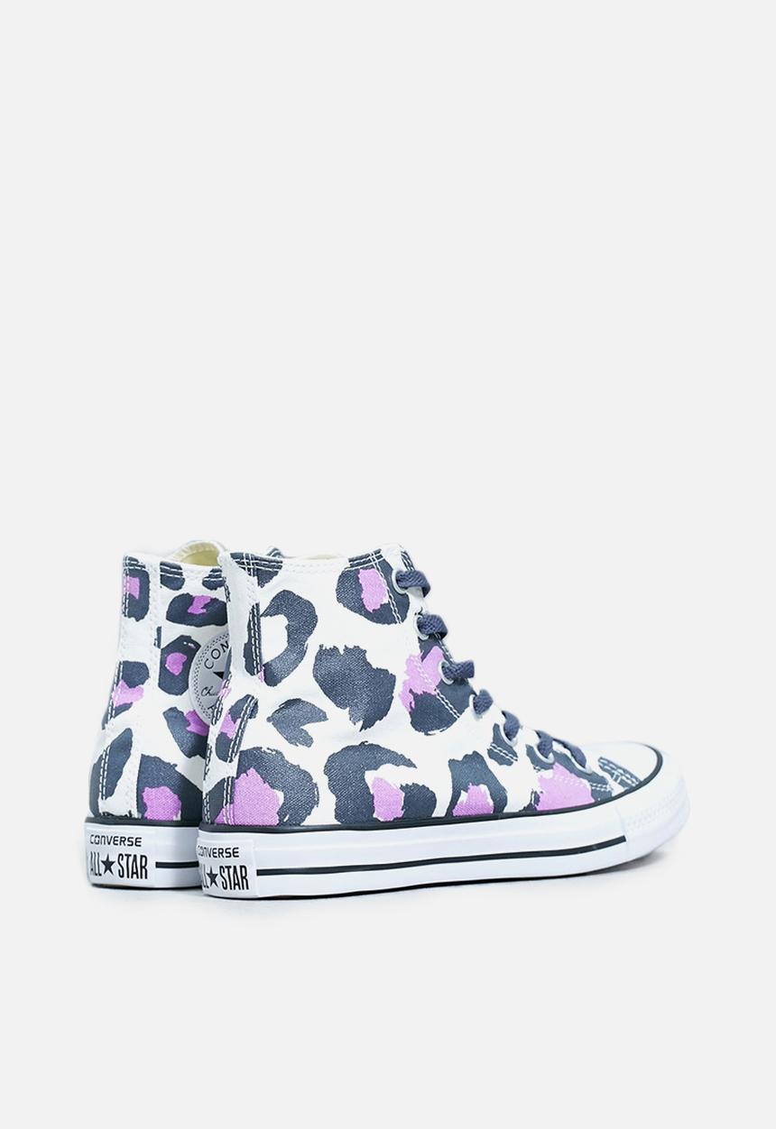Converse - Chuck Taylor All Star animal print Hi - egret