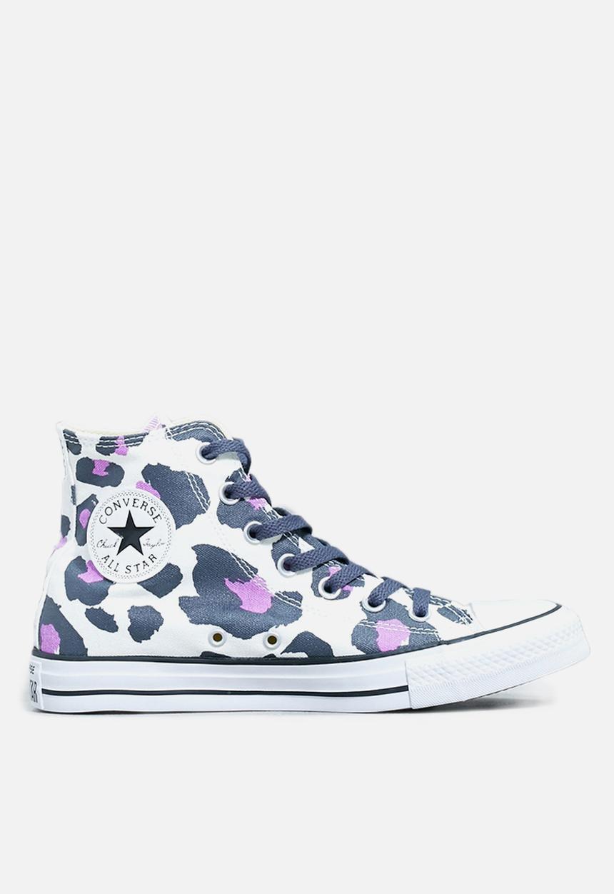 Converse - Chuck Taylor All Star animal print Hi - egret