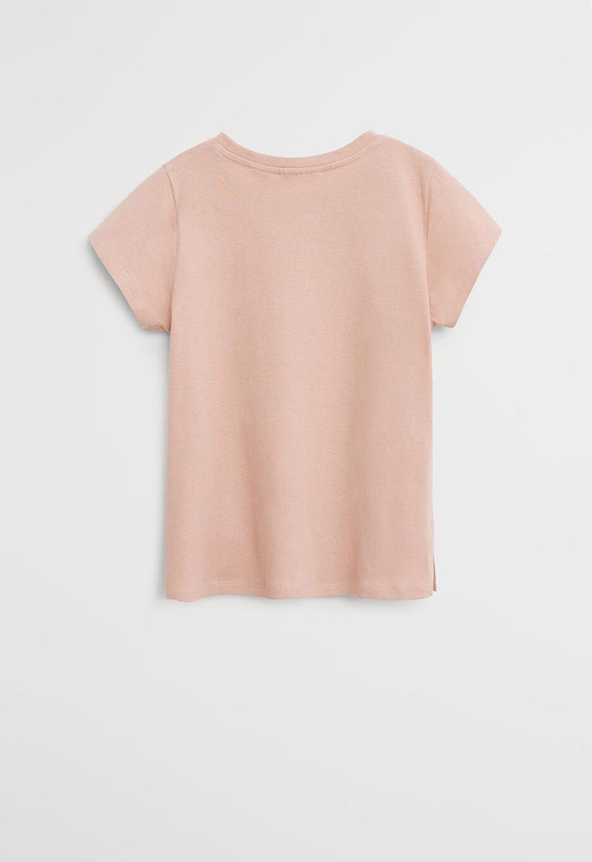 MANGO - T-shirt merci  - pink 