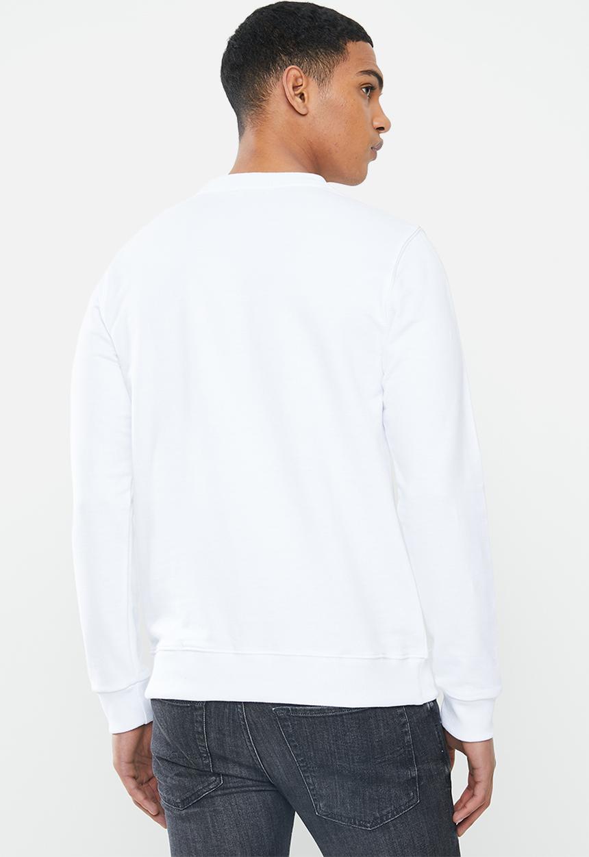 Ben Sherman - Ben sweatshirt crew - white