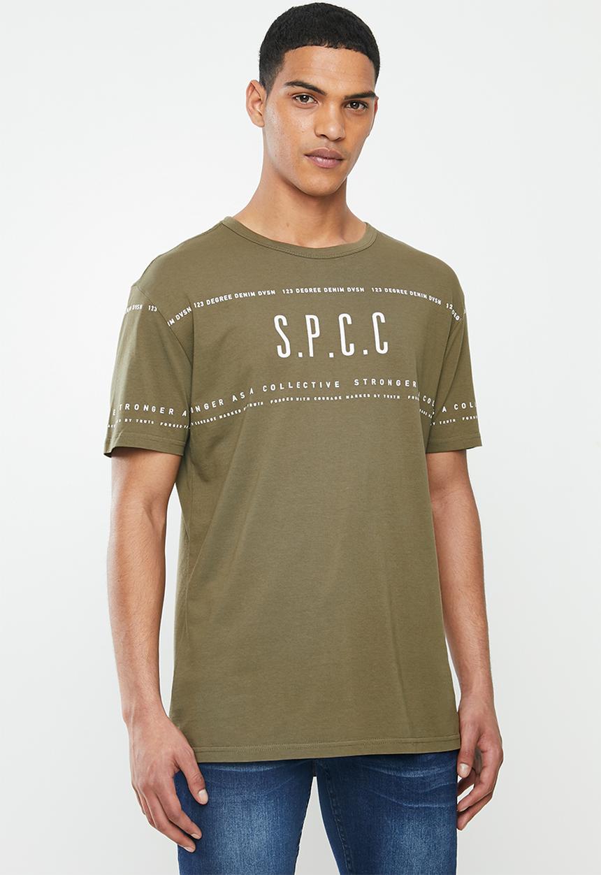 S.P.C.C - Thiago fashion fit tee - khaki
