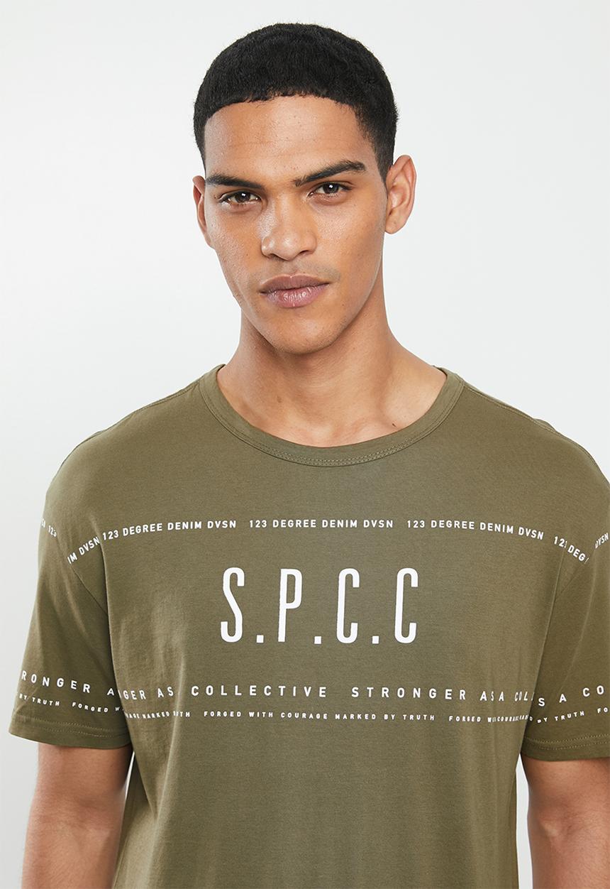 S.P.C.C - Thiago fashion fit tee - khaki
