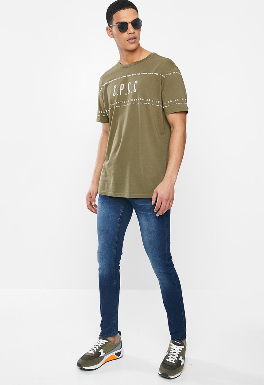 S.P.C.C - Thiago fashion fit tee - khaki