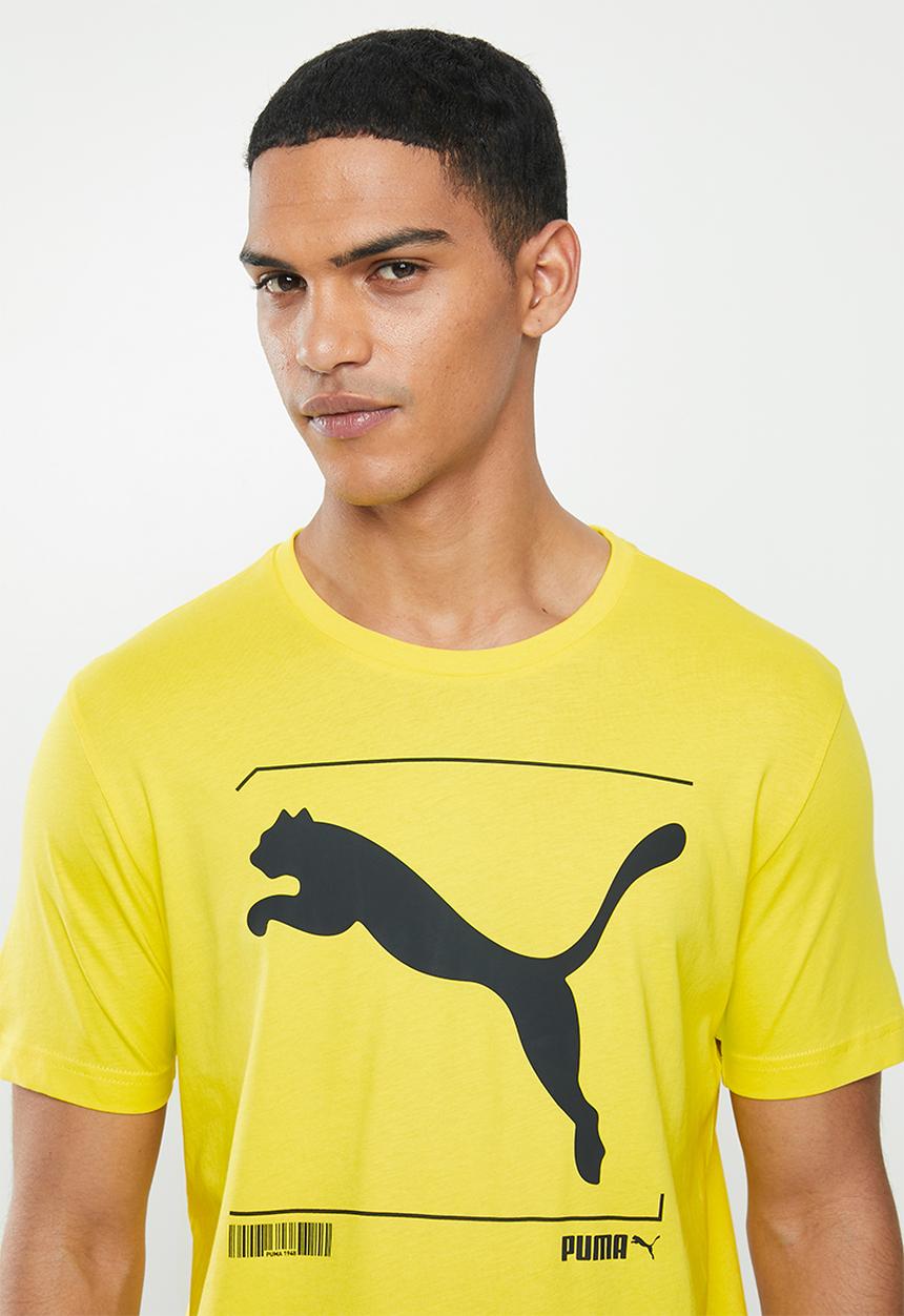 PUMA - Nu-tility graphic tee - yellow