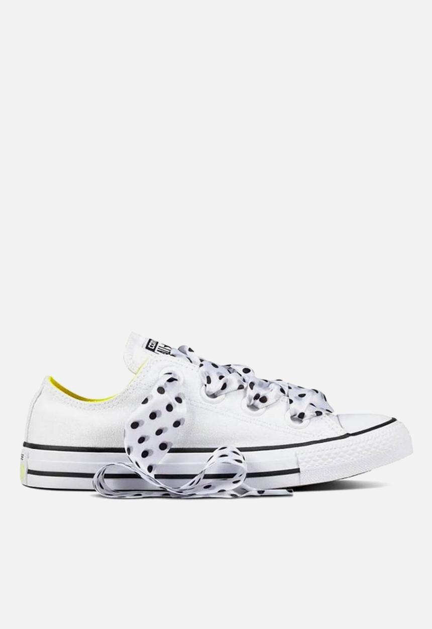 Converse - Chuck Taylor All Star Big eyelets  - white & fresh yellow