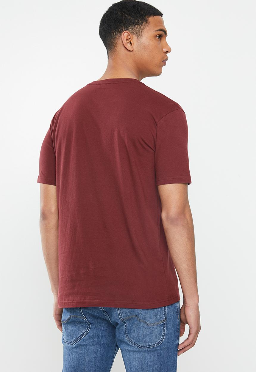 Ben Sherman - Abbey road tee - burgundy
