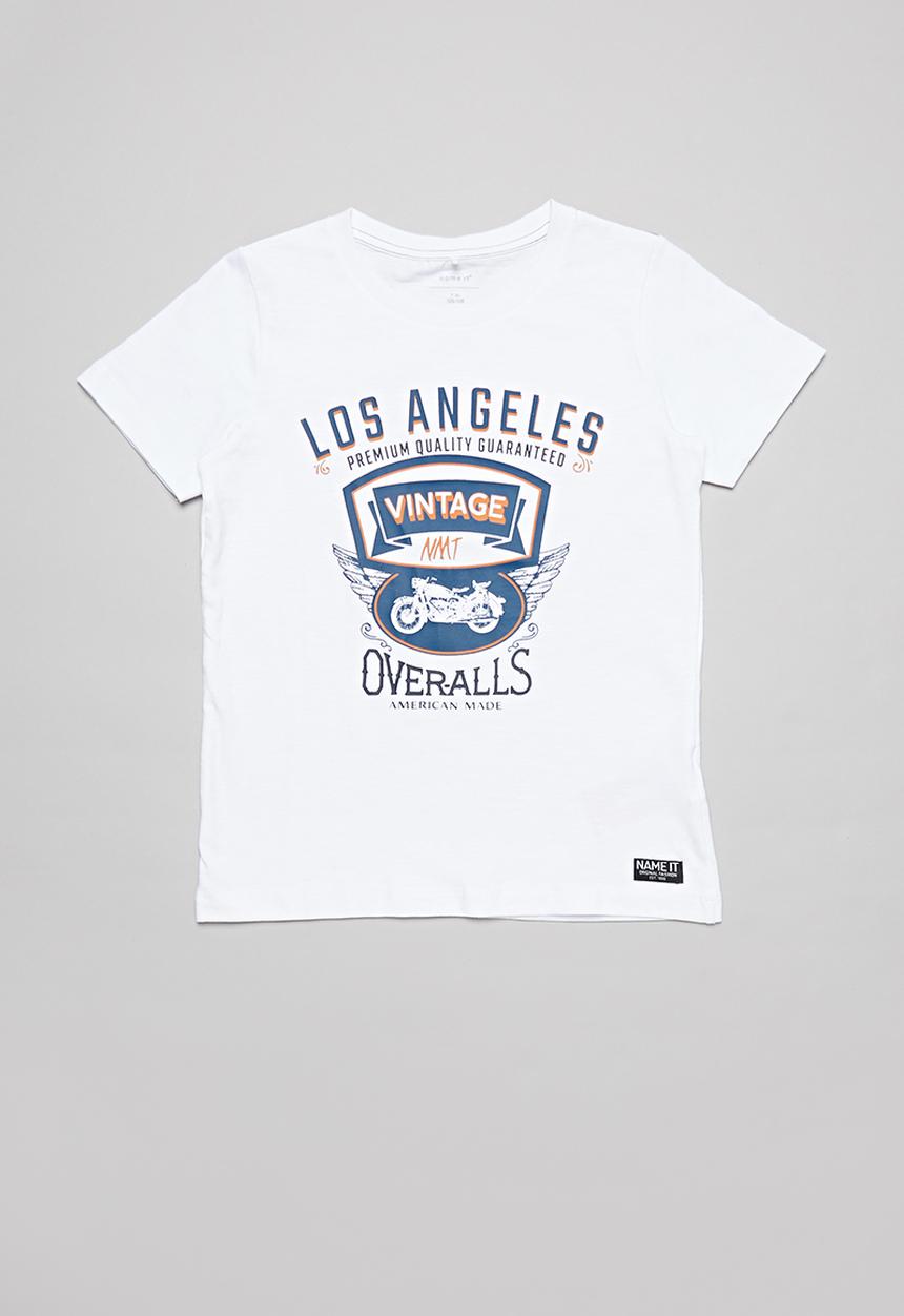 Name It - Tria jbia short sleeve top - white 