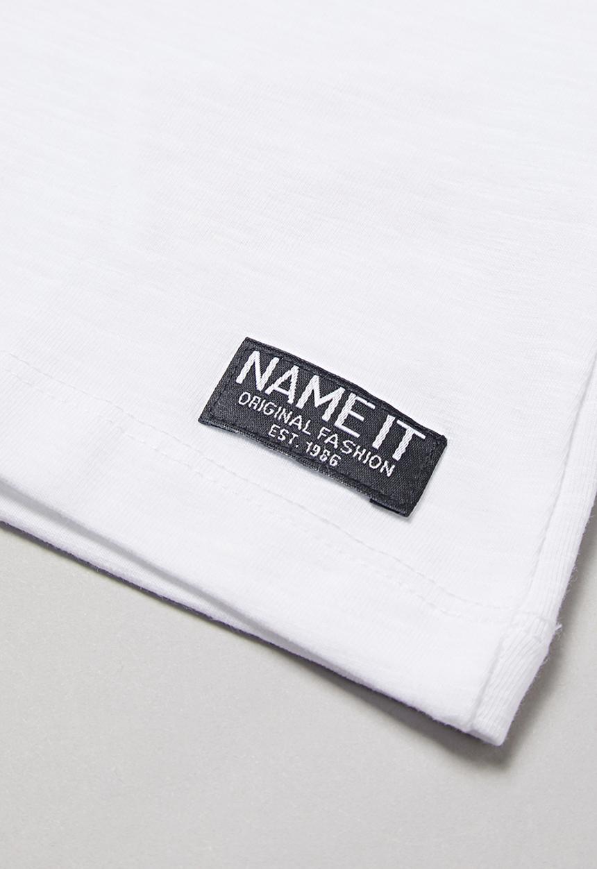 Name It - Tria jbia short sleeve top - white 